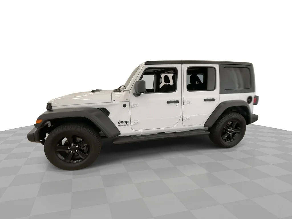 Used 2021 Bright White Clear Coat Jeep Willys image 6