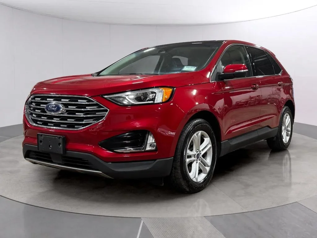 Used 2020 Rapid Red Metallic Tinted Clearcoat Ford SEL image 7