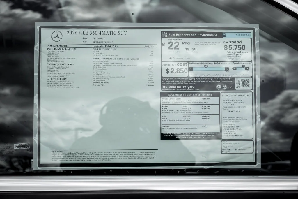 New 2026 Black Mercedes-Benz GLE350 image 26