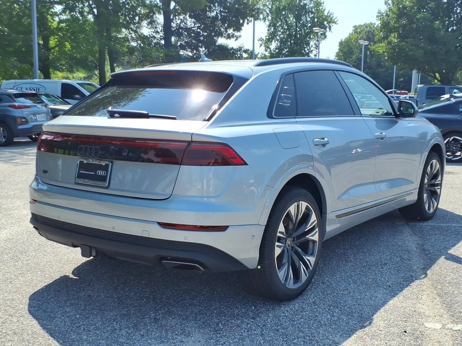 Used 2025 Satellite Silver Metallic Audi Premium Plus image 8