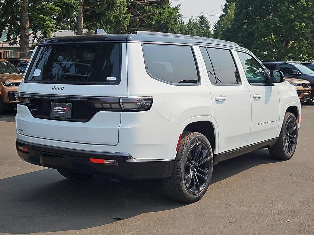 New 2026 Bright White Clearcoat Jeep Summit Obsidian image 7