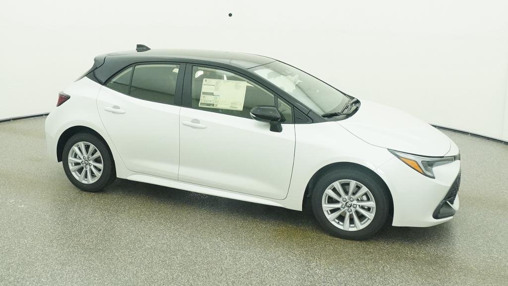 New 2027 Wind Chill Pearl with Black roof Toyota SE image 12