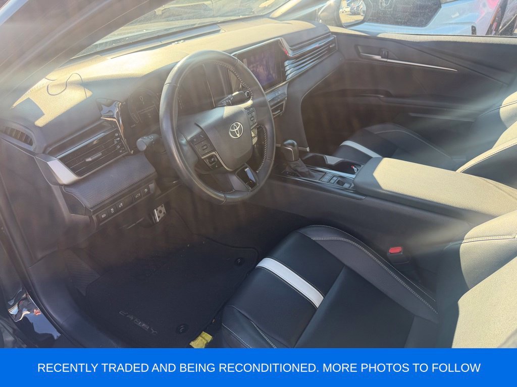 Used 2025 Midnight Black Metallic Toyota SE image 3