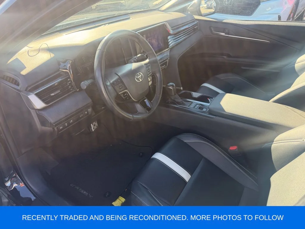 Used 2025 Midnight Black Metallic Toyota SE image 3