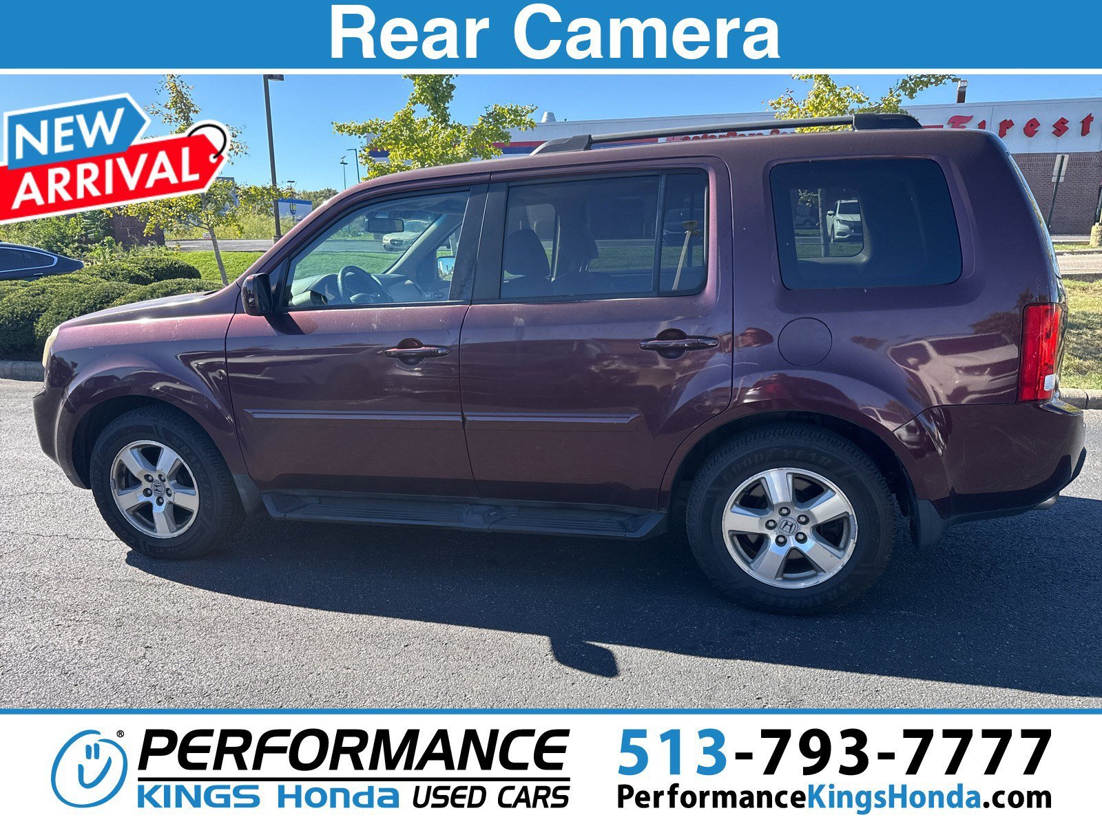 Used 2011 Dark Cherry Pearl Honda EX-L image 1