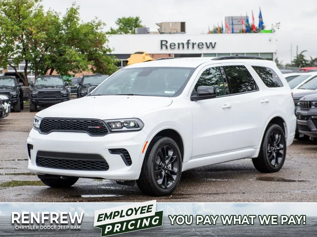 2026 Dodge Durango GT* AWD, Blacktop Package, Heated Seats/Wheel, Remote Start, Nav