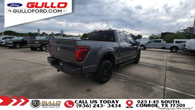 Used 2025 Gray Metallic Ford Lariat image 8