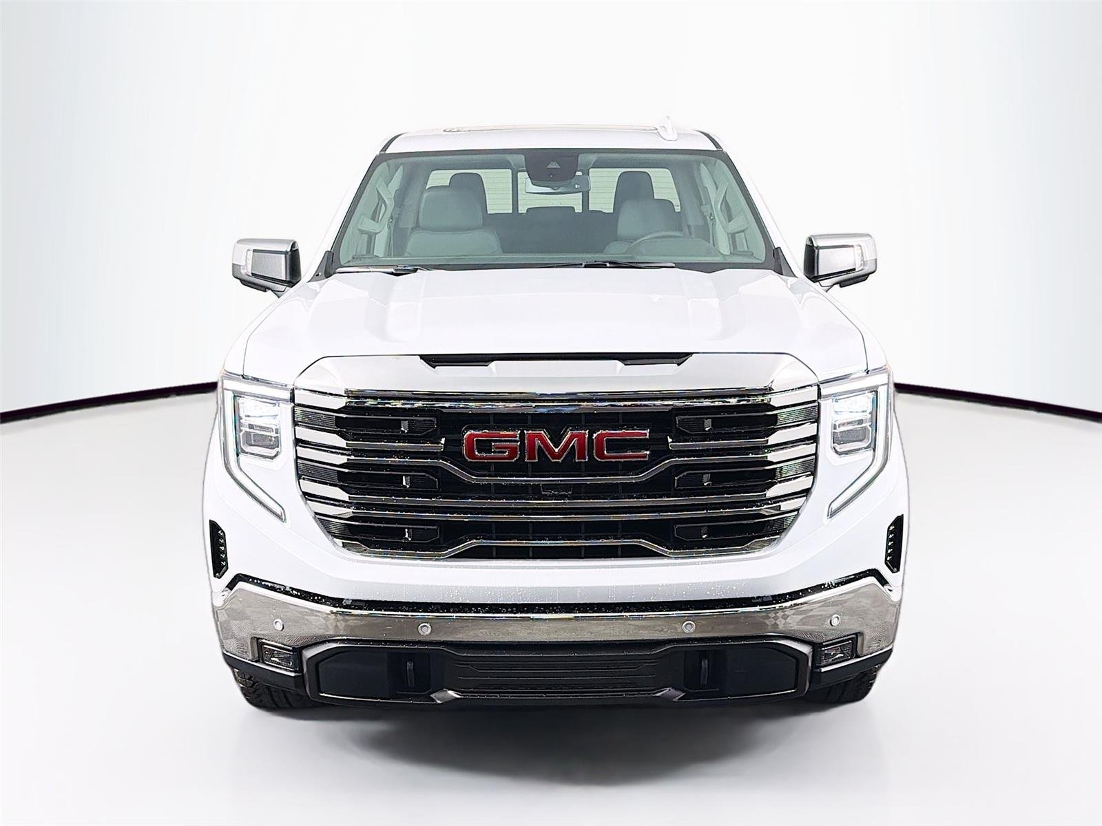 New 2026 Glacier White Tricoat GMC SLT image 2