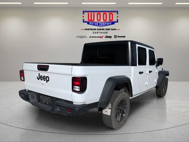 Used 2025 Bright White Clearcoat Jeep Sport S image 3
