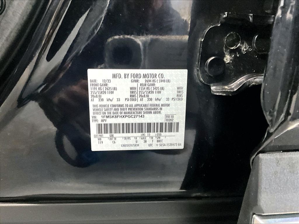Used 2023 Black Metallic Ford Limited image 35
