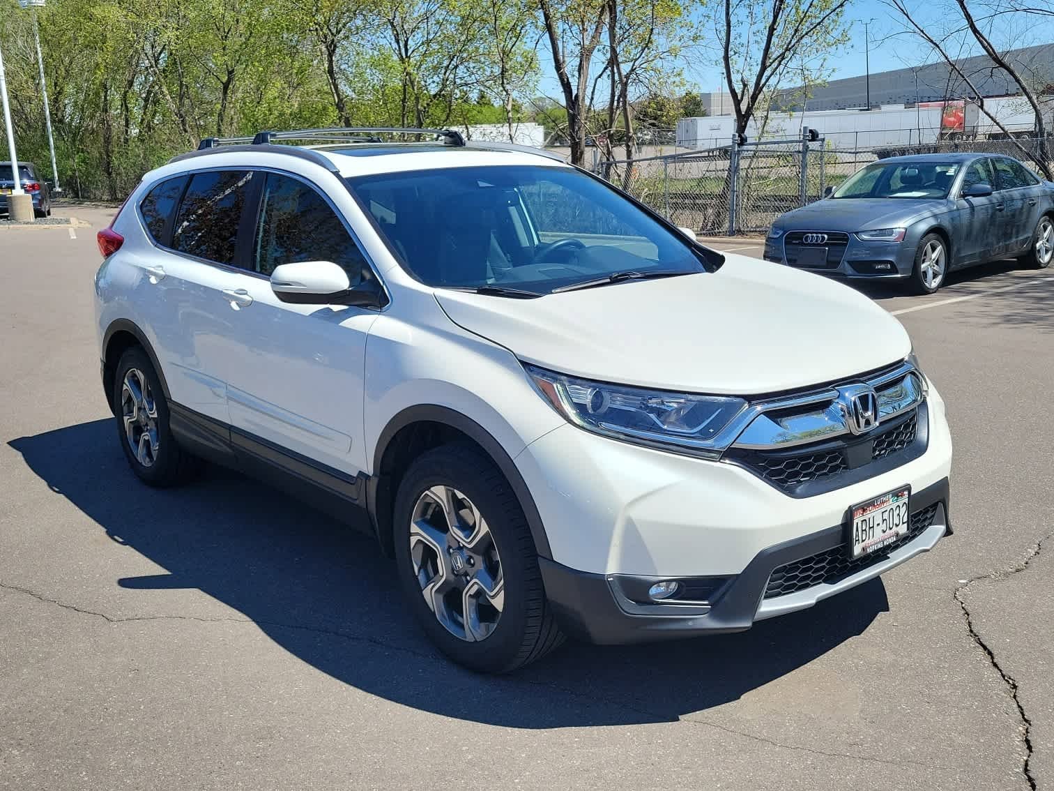 Certified 2017 Honda CR-V EX-L with VIN 5J6RW2H84HL031283 for sale in Hopkins, MN