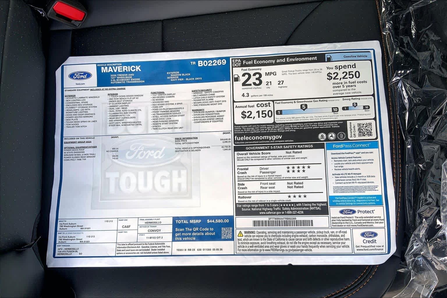 New 2026 Shadow Black Ford Tremor image 18