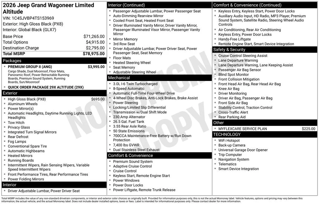 New 2026 High Gloss Black Jeep Limited Altitude image 6