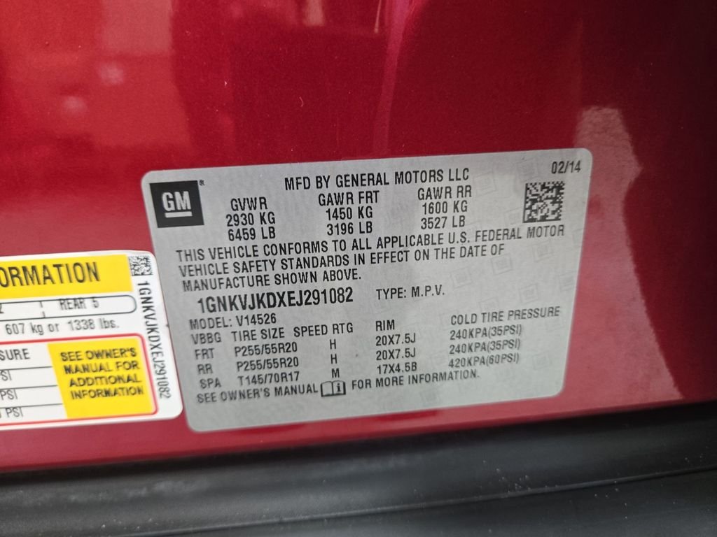 Used 2014 Crystal Red Tint Chevrolet LTZ image 42
