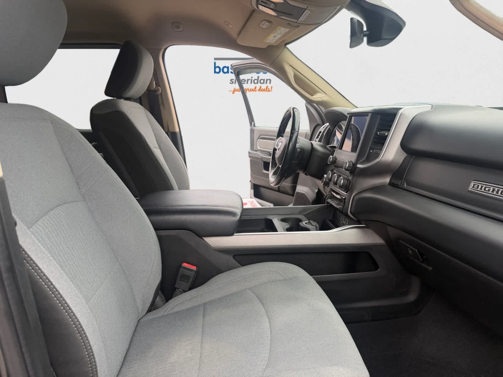 Used 2019 Granite Crystal Metallic Clearcoat Ram Big Horn image 19