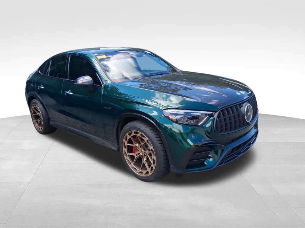 Used 2025 Green Mercedes-Benz GLC 63 AMG® S E Performance Coupe image 3