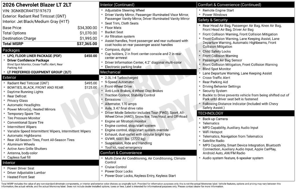 2026 Chevrolet Blazer 2LT - Photo 34