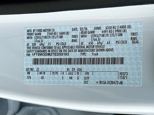 New 2026 Oxford White Ford XL image 19