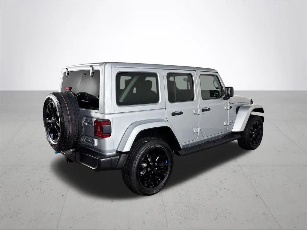Used 2023 Silver Jeep Sahara 4xe image 6