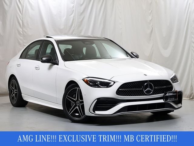 Certified Used 2023 Polar White Mercedes-Benz C 300 image 1