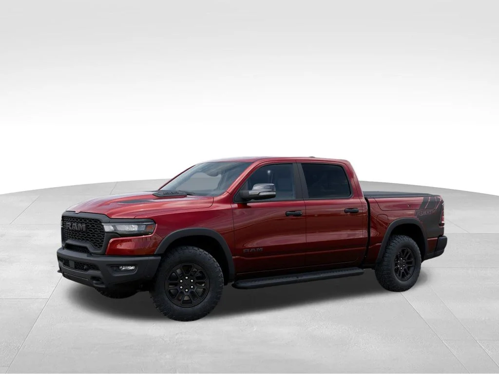 New 2026 Delmonico Red Pearl-Coat Exterior Paint RAM Rebel image 2