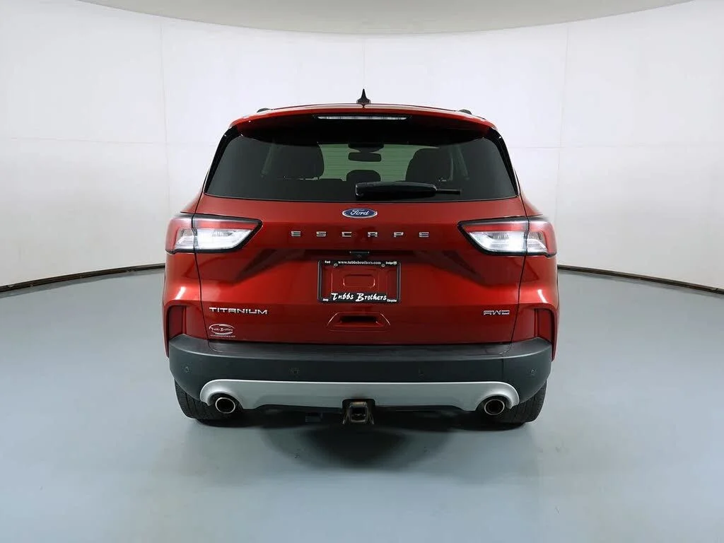 Used 2021 Red Ford Titanium image 7