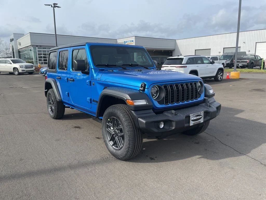 New 2026 Hydro Blue Pearl-Coat Exterior Paint Jeep Sport S image 8