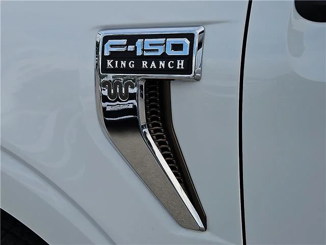 Used 2024 White Ford King Ranch 4x4 SuperCrew Cab 5.5 ft. box 145 in. W image 8