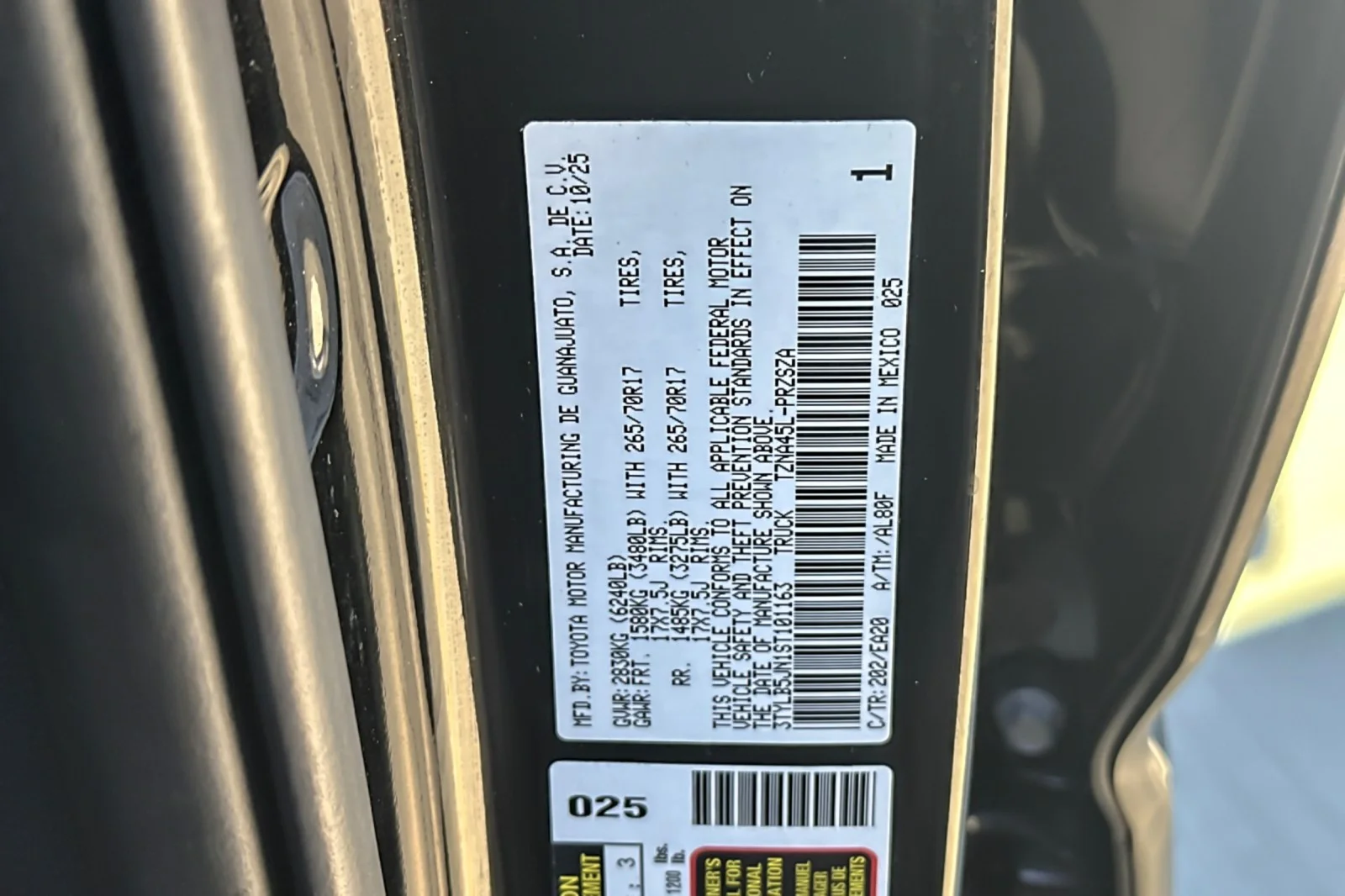 Certified Used 2025 Black Toyota TRD Off Road image 26
