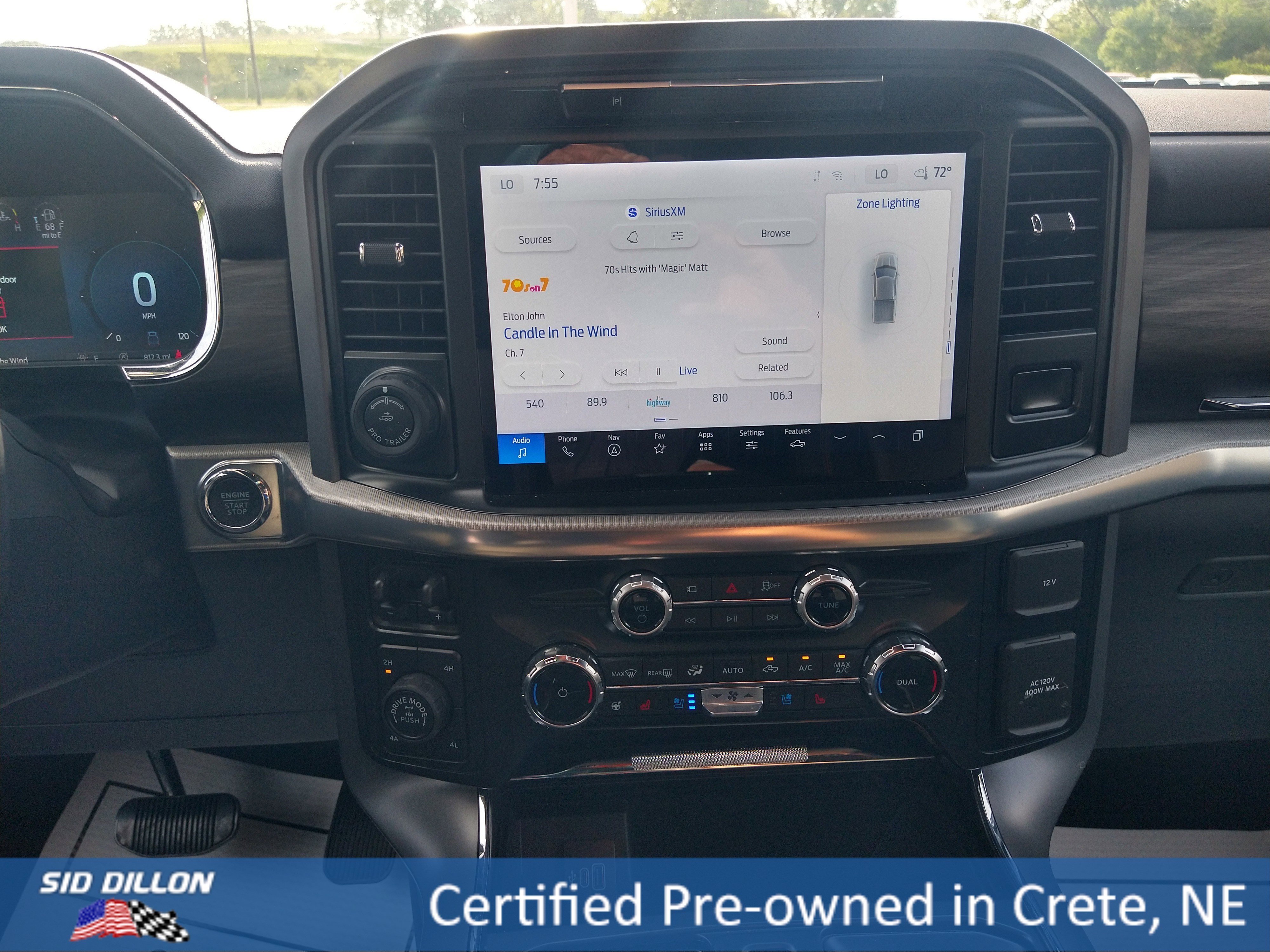 Used 2025 Agate Black Metallic Ford LARIAT image 7