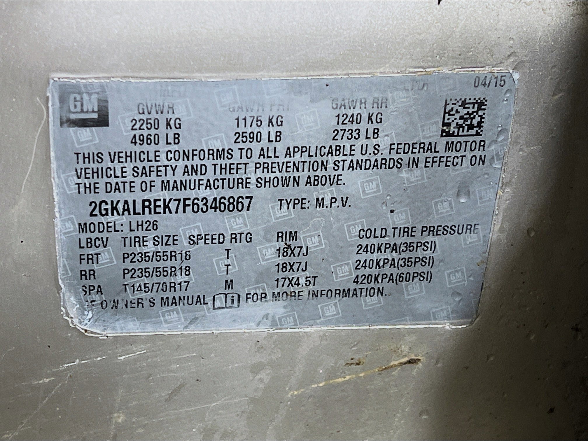 Used 2015 Champagne Silver Metallic GMC SLE image 11