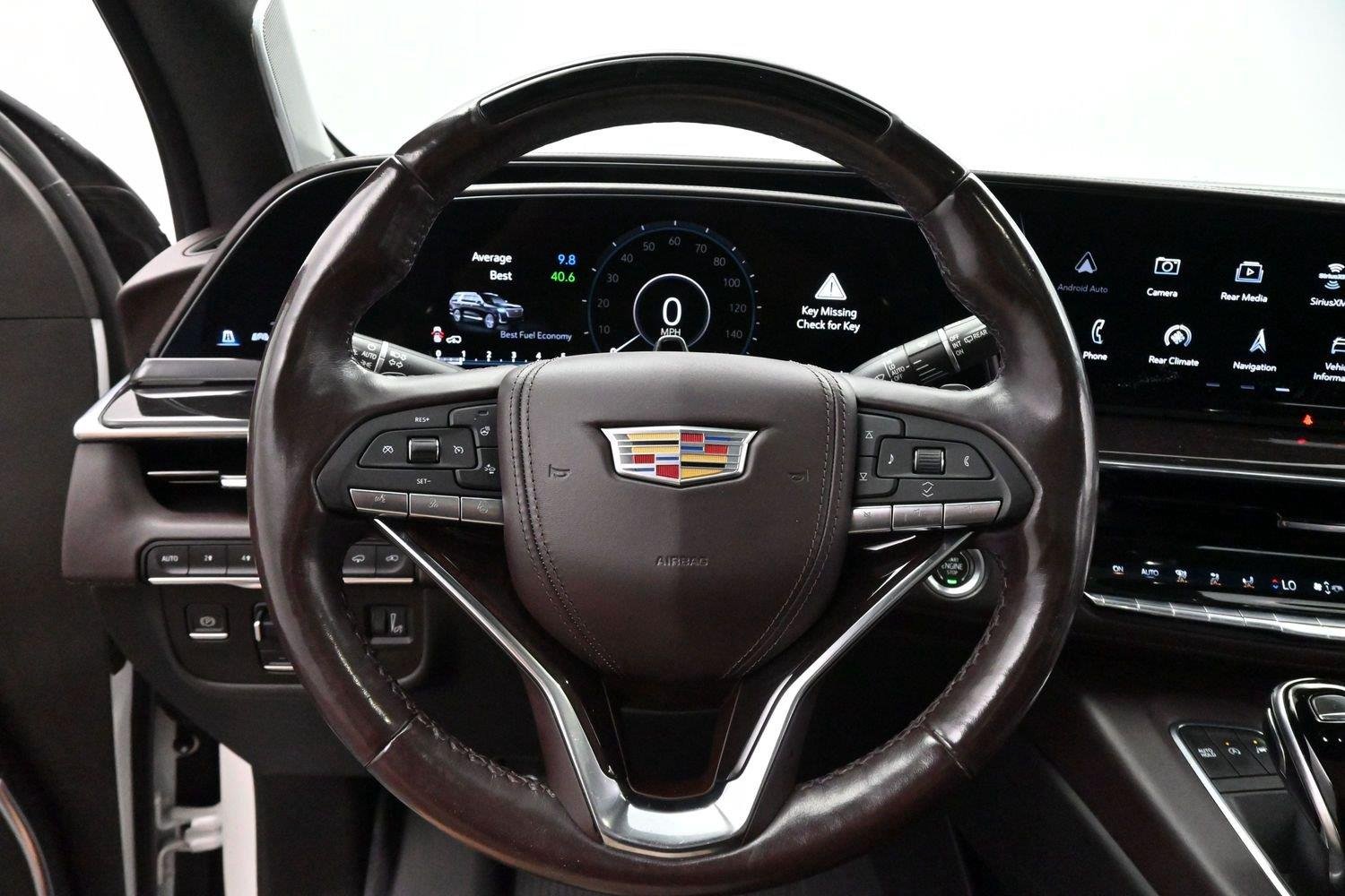 Used 2021 Crystal White Tricoat Cadillac Sport Platinum image 16