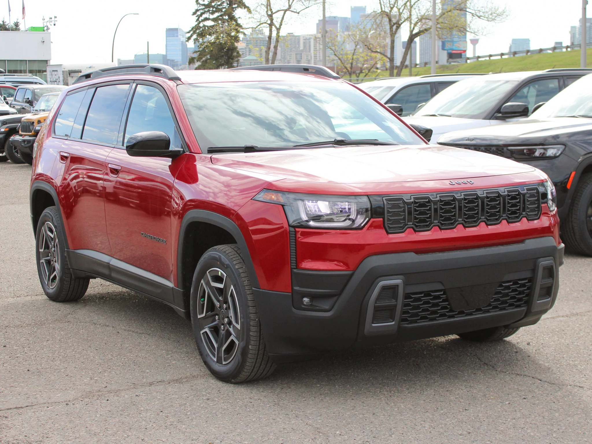 New 2026 Red Jeep Laredo * Hybrid image 6