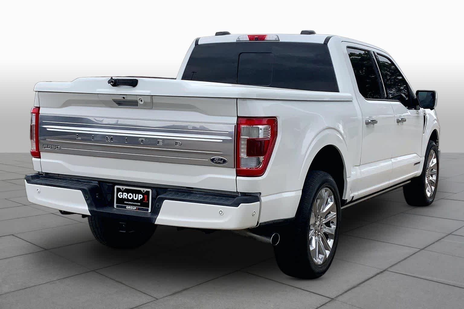 Used 2021 Star White Metallic Tri-Coat Ford Limited image 13