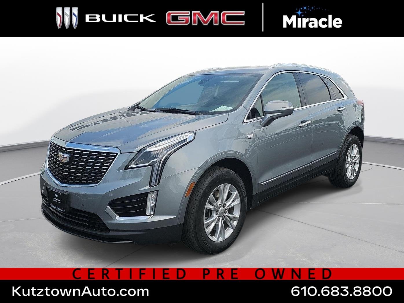 Used 2023 Argent Silver Metallic Cadillac AWD Luxury image 1