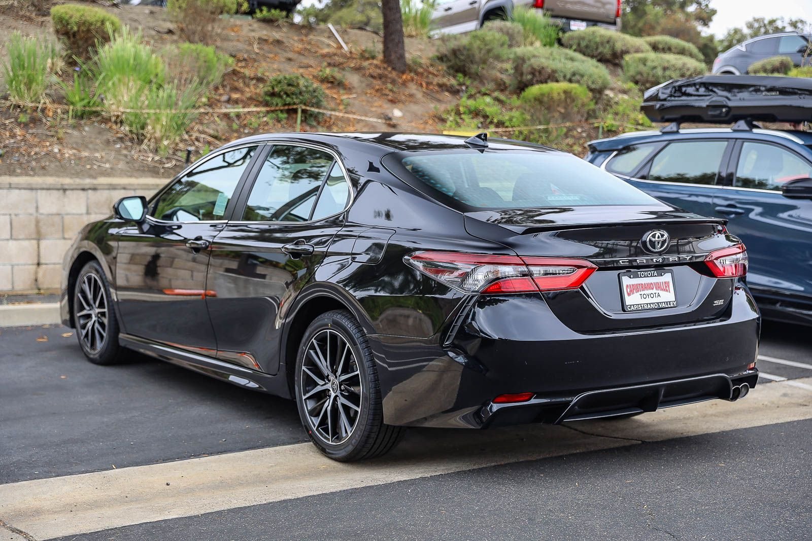 Certified Used 2023 MIDNIGHT BLACK METAL Toyota SE image 6