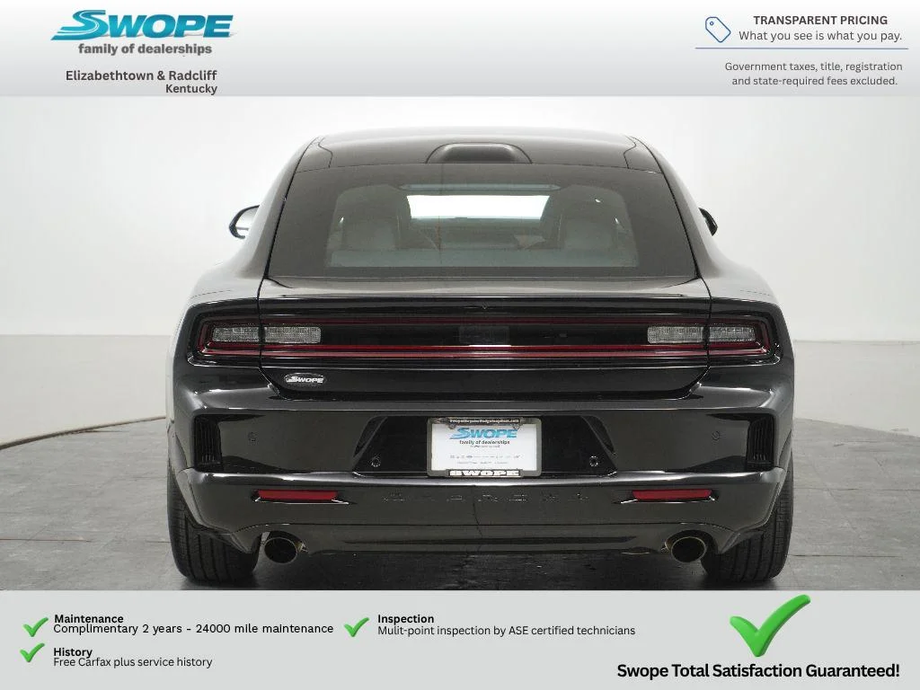 New 2026 Diamond Black Crystal Pearlcoat Dodge R/T Plus image 4