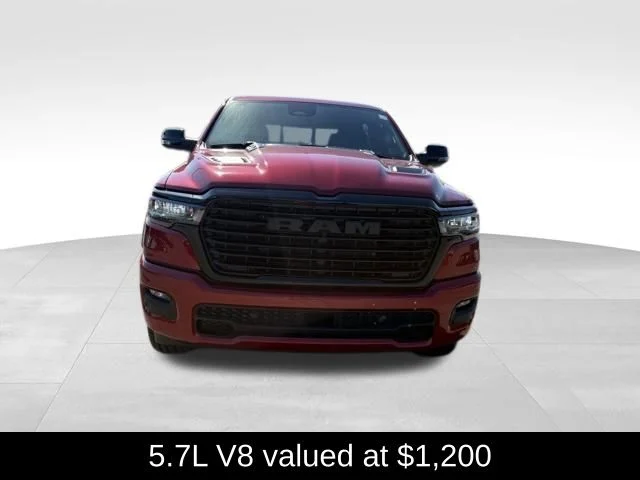 New 2026 Molten Red Pearl-Coat Exterior Paint RAM Laramie image 4