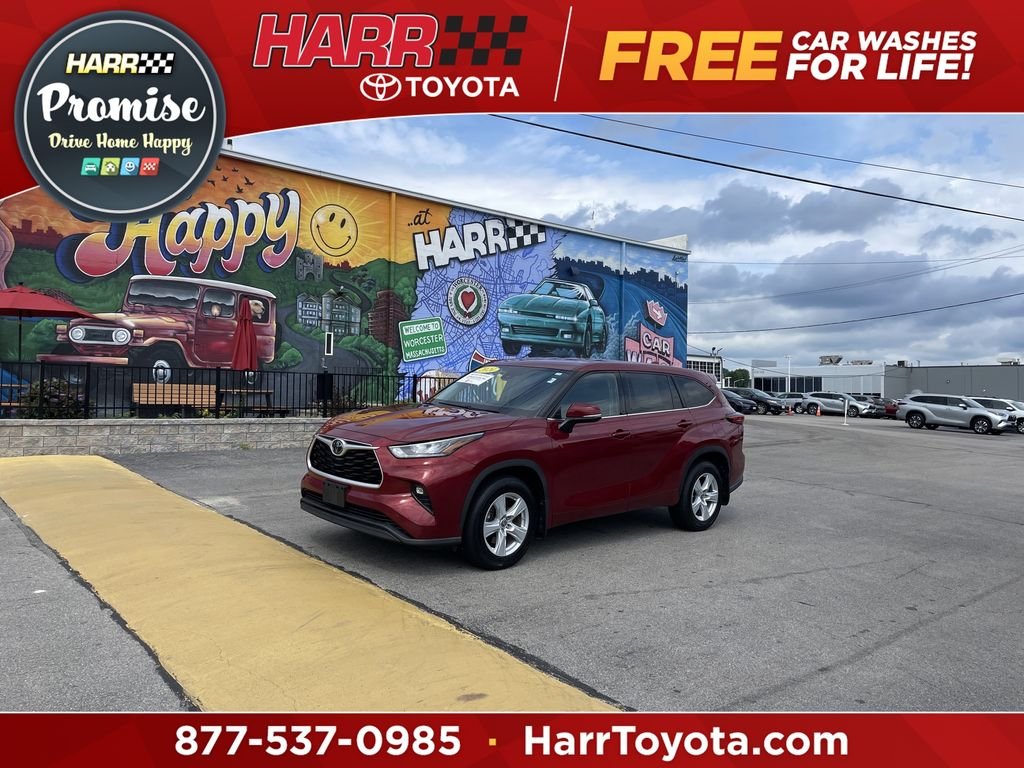 Used 2020 Red Toyota LE image 1