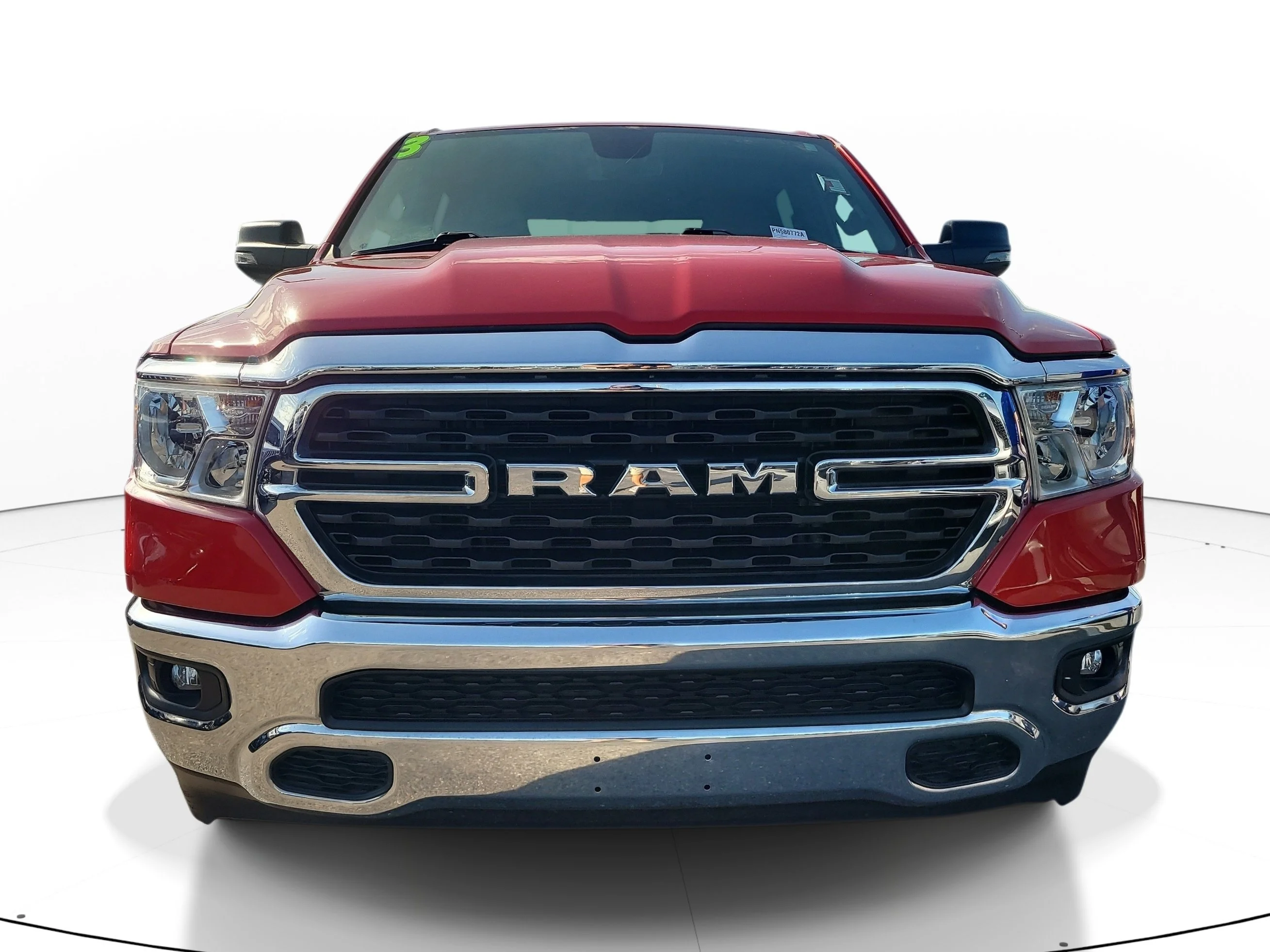 Used 2023 Flame Red Clearcoat Ram Big Horn image 2