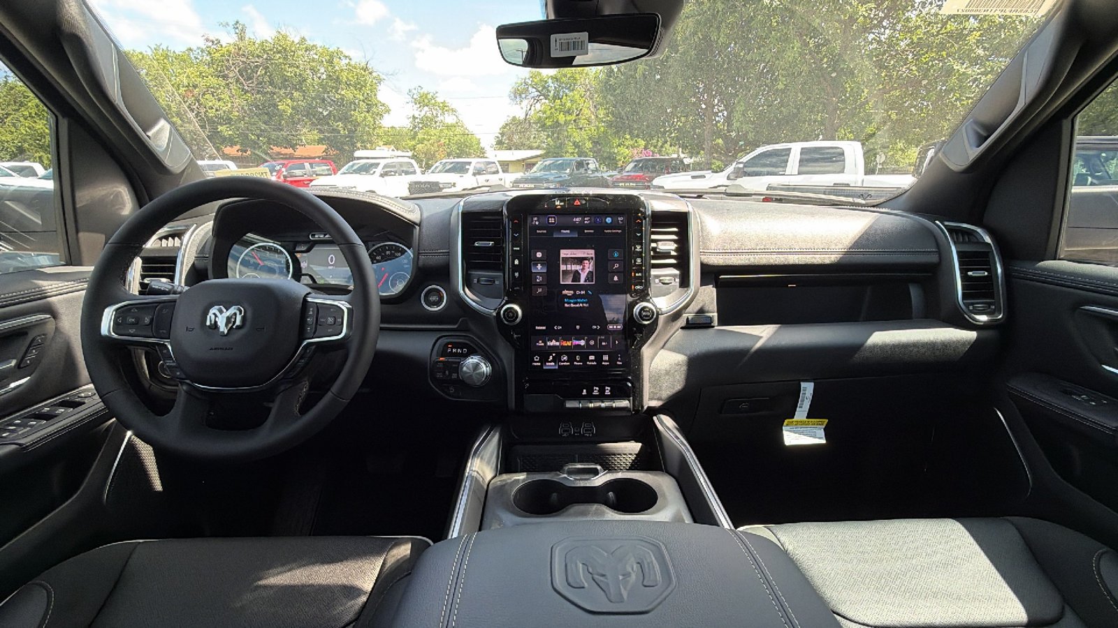 New 2026 Bright White Clear-Coat Exterior Paint RAM Laramie image 16