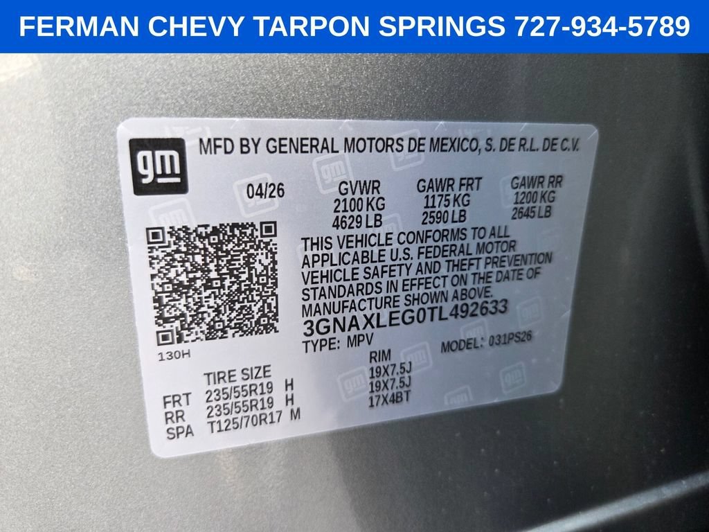 New 2026 Sterling Gray Metallic Chevrolet RS image 21