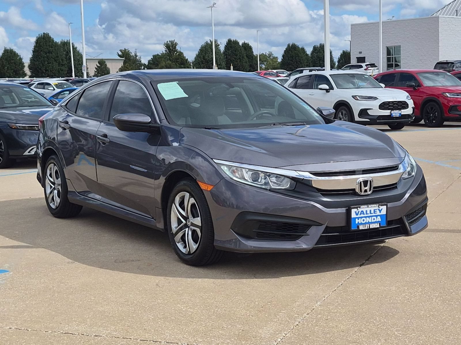 Certified Used 2016 Modern Steel Metallic Honda LX Sedan image 5