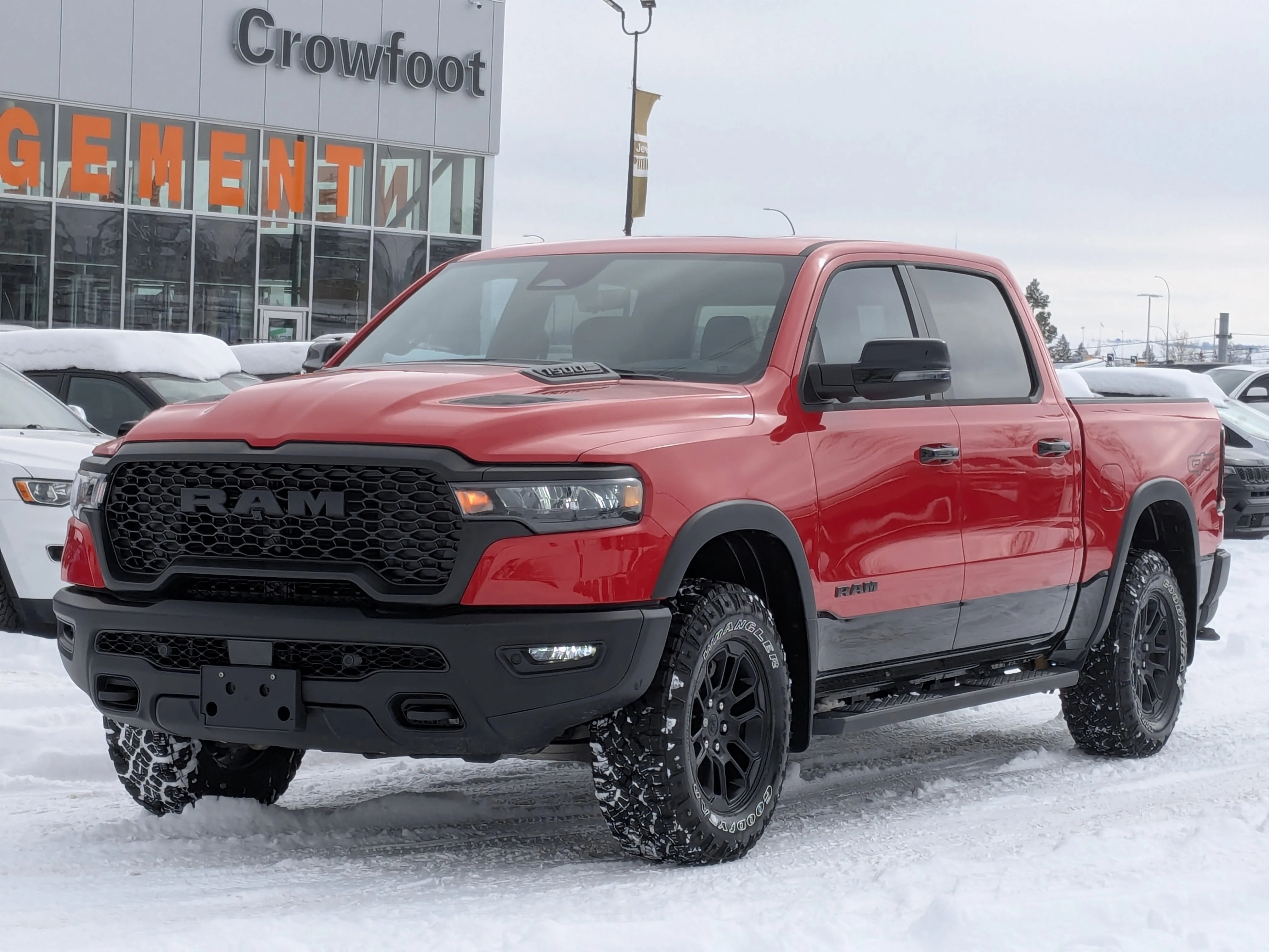 Used 2025 Red RAM Rebel - Rebel Level II Grp - Dual-Pane Sunroof - G/T Pkg - Tech Pkg - Bed Utility Grp - LOADED! image 4