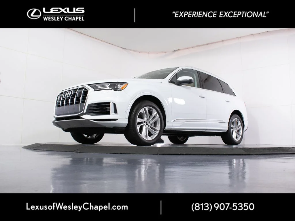Used 2021 White Audi 55 Premium Plus image 12