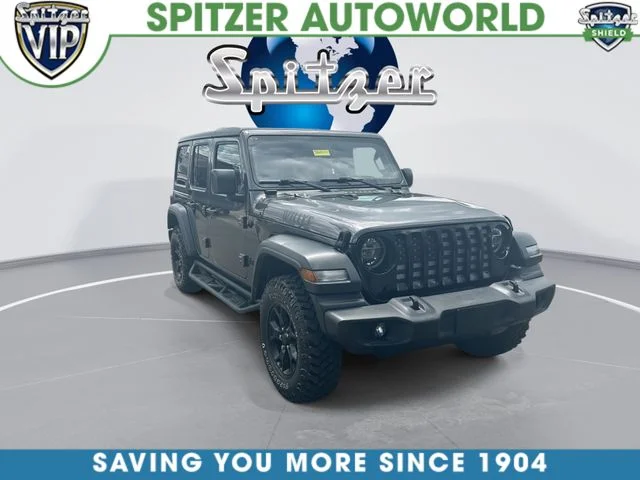 Used 2020 Gray Jeep Unlimited Sport image 2