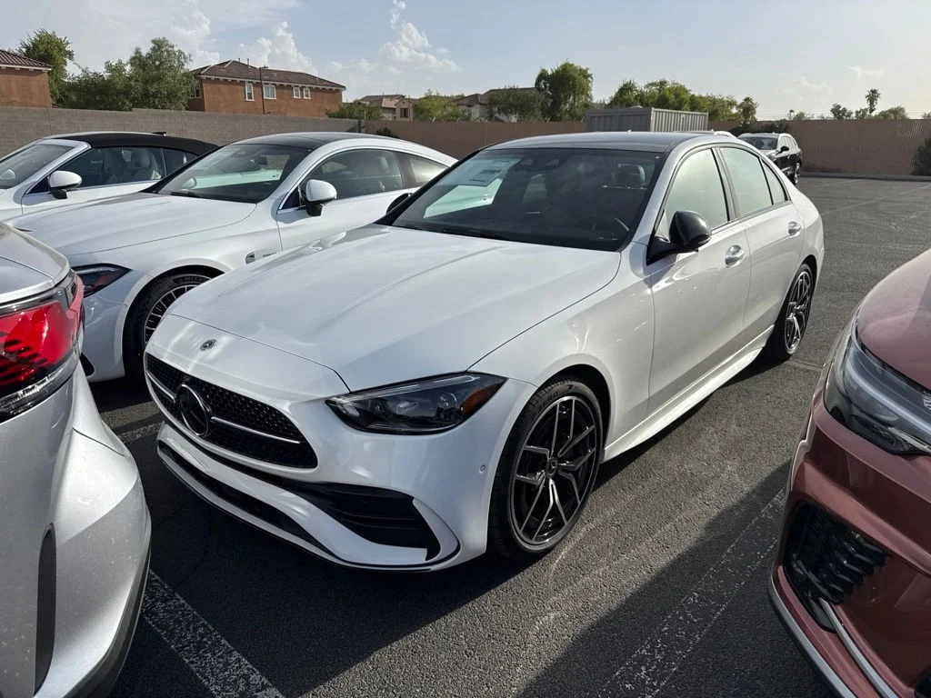 New 2026 White Mercedes-Benz C 300 image 1