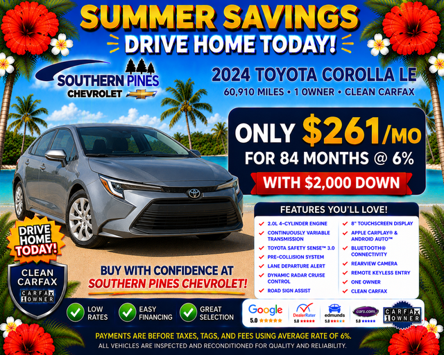 Used 2024 Silver Toyota LE image 5