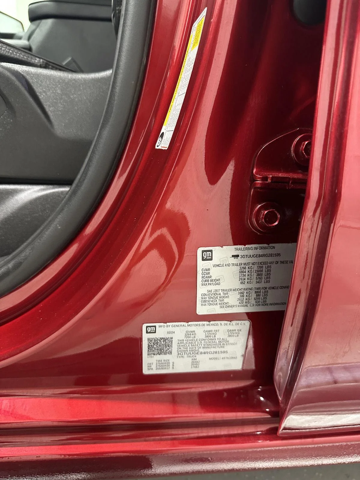 Used 2024 Volcanic Red Tintcoat GMC Denali image 29