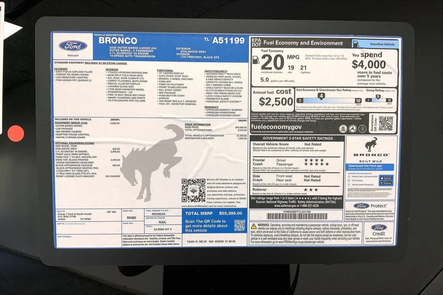 New 2026 Avalanche Ford Outer Banks® image 21